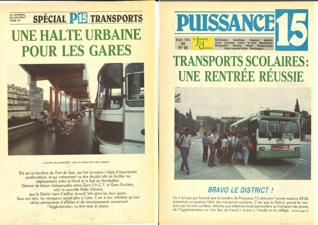 Journal Puissance 15 n°22 de septembre 1986. Source : Montpellier District